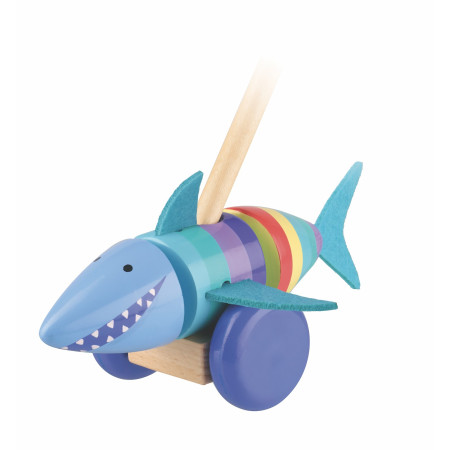 Καρχαρίας Παιχνίδι ώθησης Orange Tree Toys