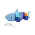 Καρχαρίας συρόμενο ξύλινο παιχνίδι Orange Tree Toys