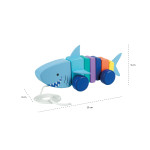 Καρχαρίας συρόμενο ξύλινο παιχνίδι Orange Tree Toys