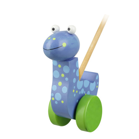 Παιχνίδι ώθησης Diplodocus Orange Tree Toys