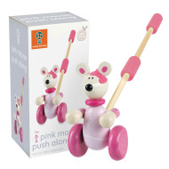 Παιχνίδι ώθησης Pink Mouse Orange Tree Toys