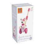 Παιχνίδι ώθησης Pink Mouse Orange Tree Toys