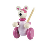 Παιχνίδι ώθησης Pink Mouse Orange Tree Toys
