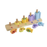 Παιχνίδι Στοίβαξης και Μετρήματος Sea Life Orange Tree Toys