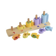 Παιχνίδι Στοίβαξης και Μετρήματος Sea Life Orange Tree Toys