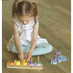 Παιχνίδι Στοίβαξης και Μετρήματος Sea Life Orange Tree Toys