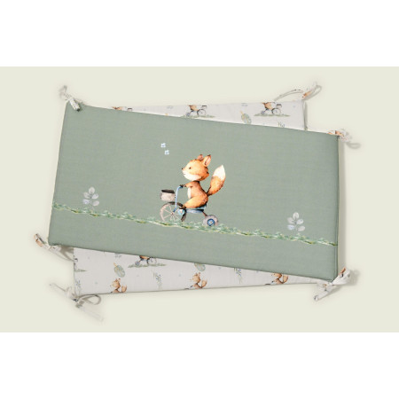 Πάντα Προστασίας Κρεβατιού Design 423 Μέντα Oliver Baby