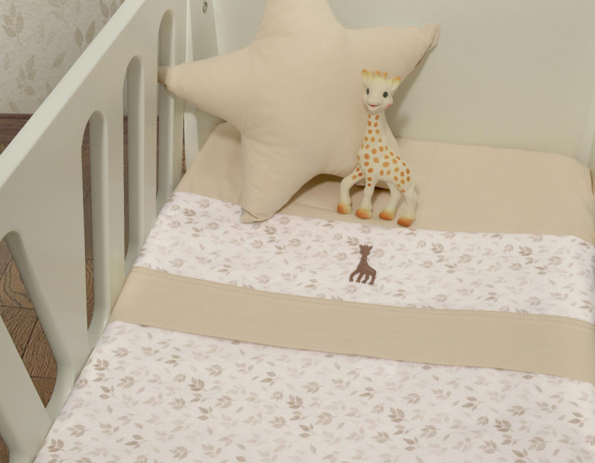 Σεντόνια Λίκνου 2τεμ. 80x110 Design 506 SOPHIE LA GIRAFE