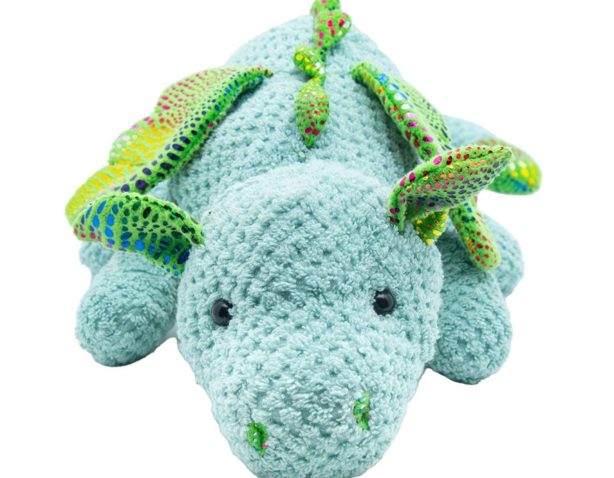 Λούτρινος Δράκος 42cm Organic Cotton Blend - CUTE