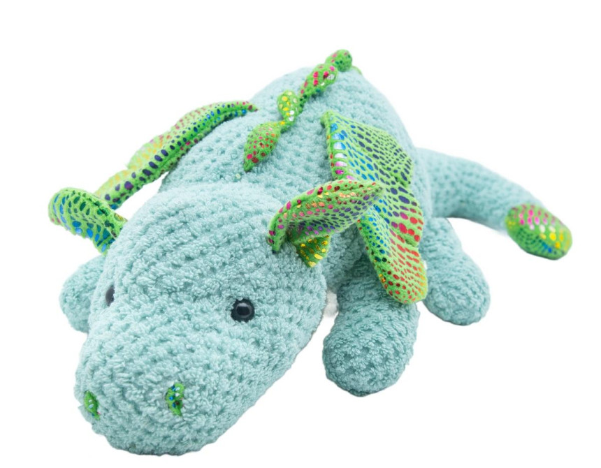 Λούτρινος Δράκος 42cm Organic Cotton Blend - CUTE