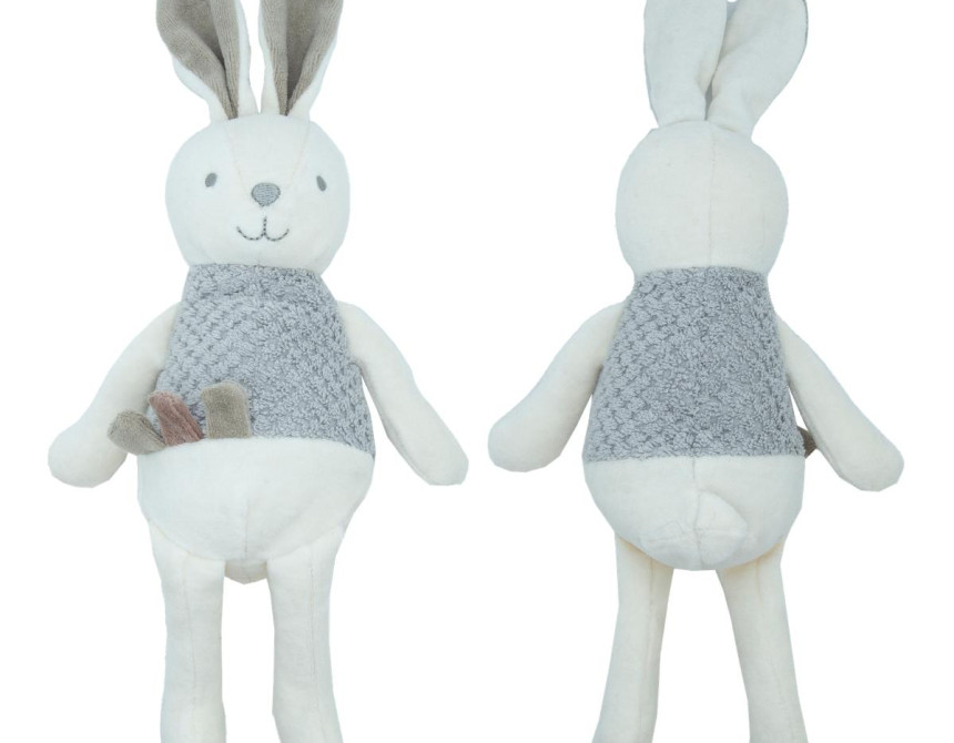 Λούτρινο Κουνέλι 22cm Organic Cotton Blend - CUTE