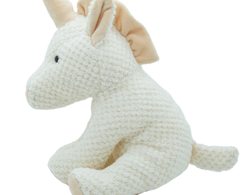 Λούτρινος Μονόκερος 22cm Organic Cotton Blend - CUTE