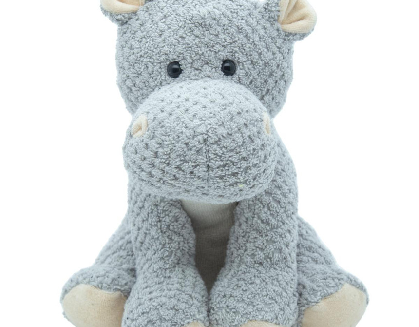 Λούτρινος Ιποππόταμος 22cm Organic Cotton Blend - CUTE