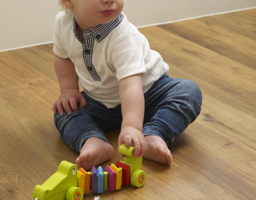 Κροκόδειλος Παιχνίδι ώθησης Orange Tree Toys