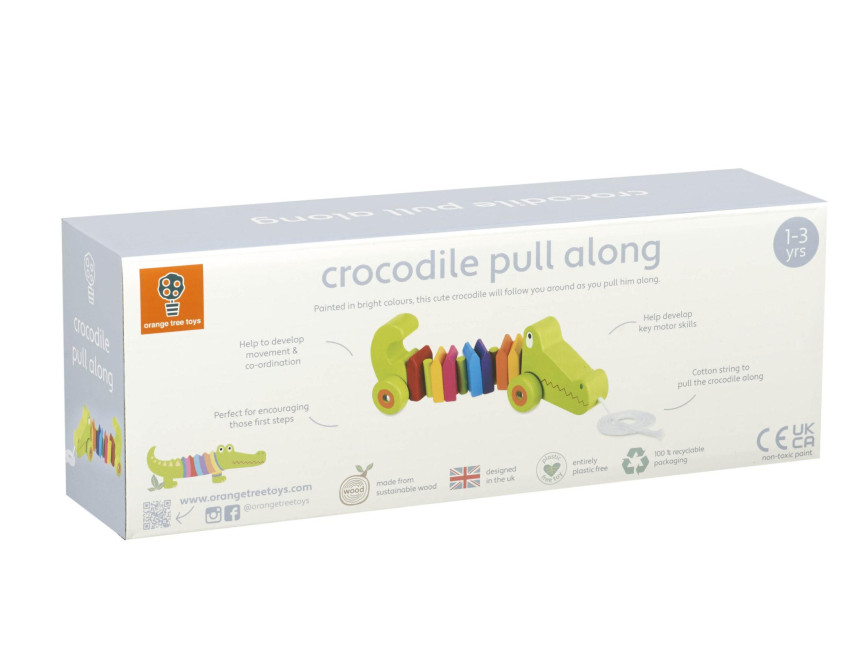 Κροκόδειλος Παιχνίδι ώθησης Orange Tree Toys