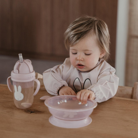Παγούρι με Χερούλια και Καλαμάκι 260ml Miffy Pink KOKO