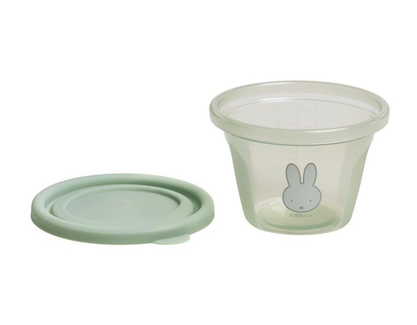 Σετ 6 Φαγητοδοχείων 120ml Miffy Green KOKO