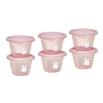Σετ 6 Φαγητοδοχείων 120ml Miffy Pink KOKO