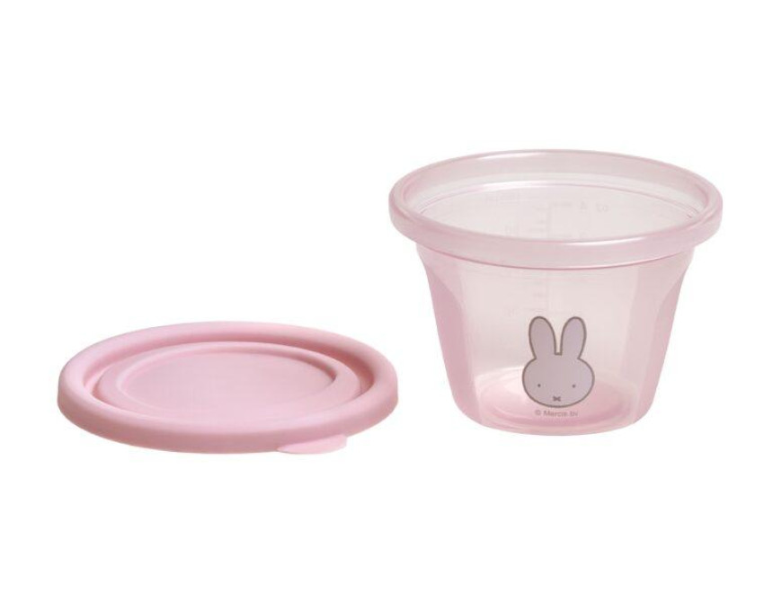 Σετ 6 Φαγητοδοχείων 120ml Miffy Pink KOKO