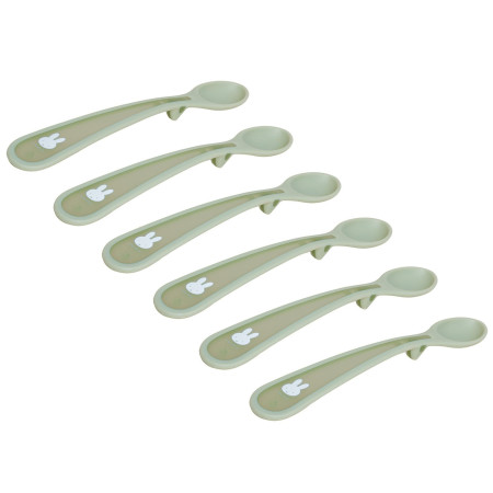 Σετ 6 Κουταλάκια 17cm με Μαλακή Λαβή Miffy Green KOKO