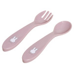Σετ Κουταλάκι και Πηρούνι 16 cm Miffy Pink KOKO