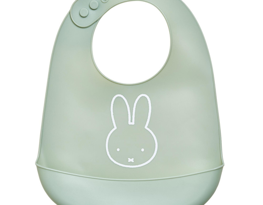 Σαλιάρα Σιλικόνης Miffy Green KOKO
