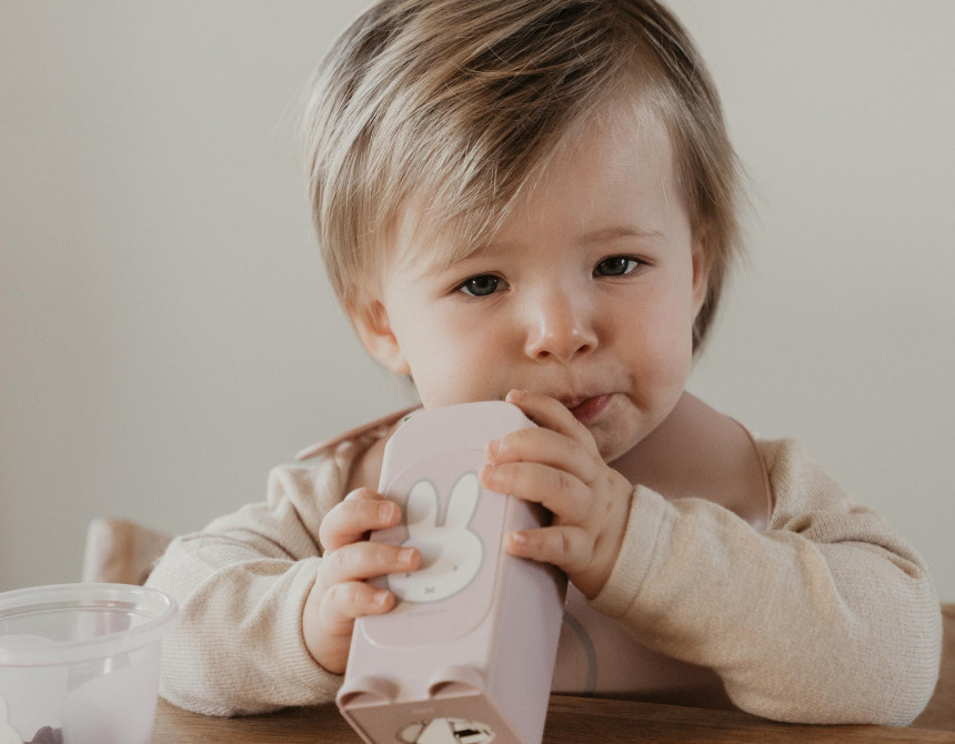 Σαλιάρα Σιλικόνης Miffy Pink KOKO