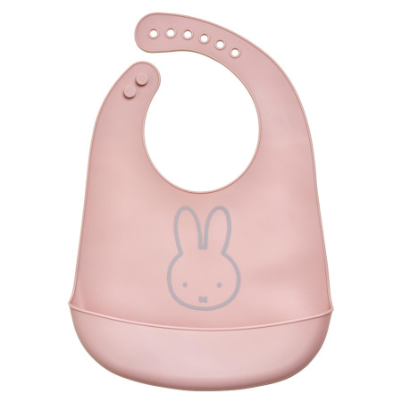 Σαλιάρα Σιλικόνης Miffy Pink KOKO