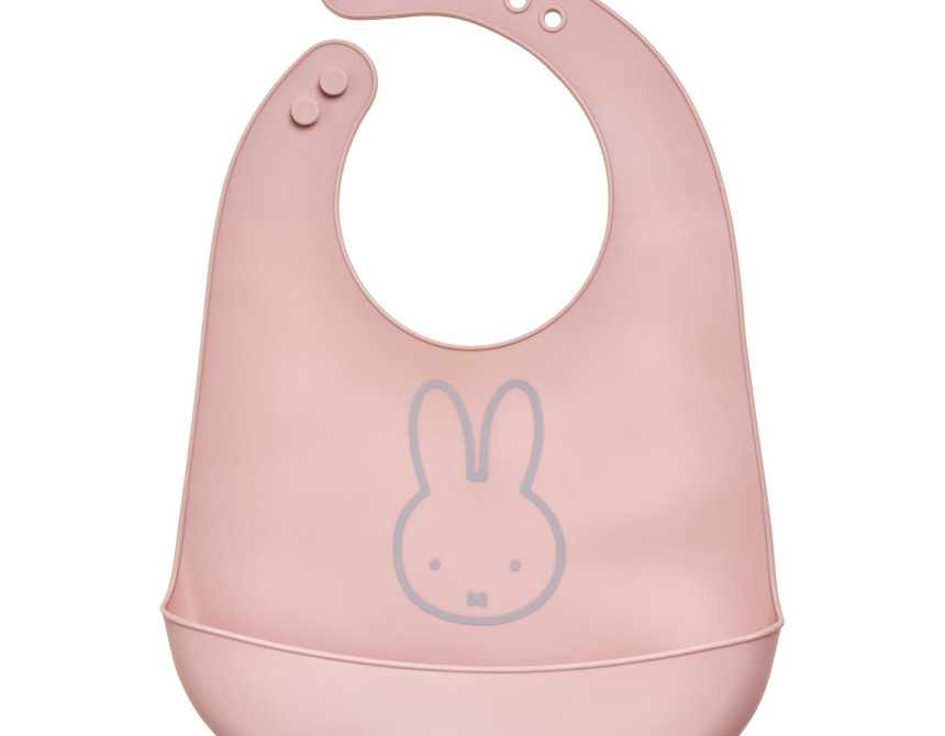 Σαλιάρα Σιλικόνης Miffy Pink KOKO