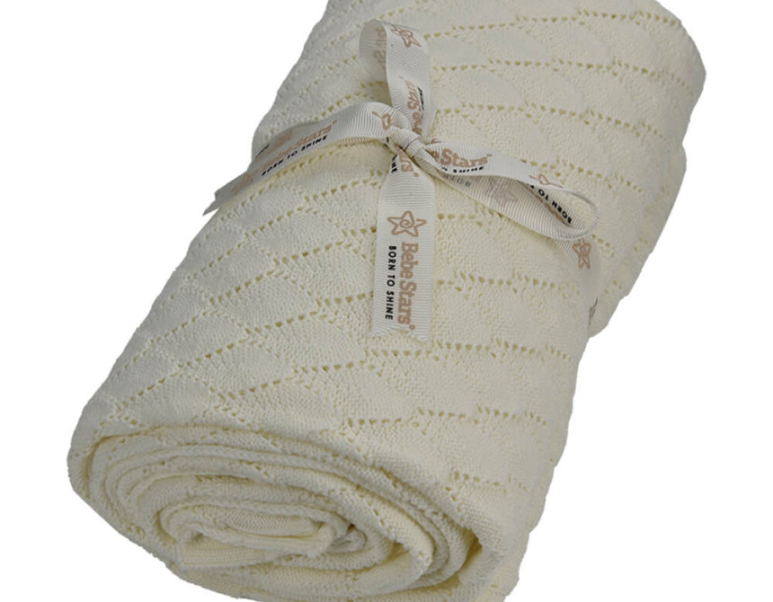 ΚΟΥΒΕΡΤΑ ΚΡΕΒΑΤΙΟΥ ΠΛΕΚΤΗ IVORY