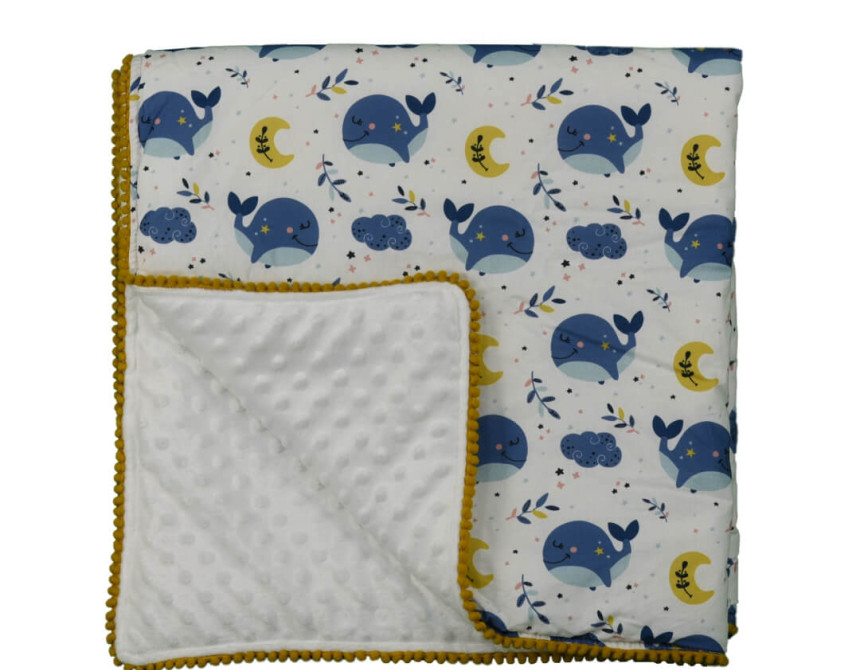 ΚΟΥΒΕΡΤΑ FLEECE WHALE
