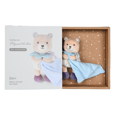 ΜΑΛΑΚΟ TEDDY FLOWER ΝΑΝΙ RATTLE & CUDDLE