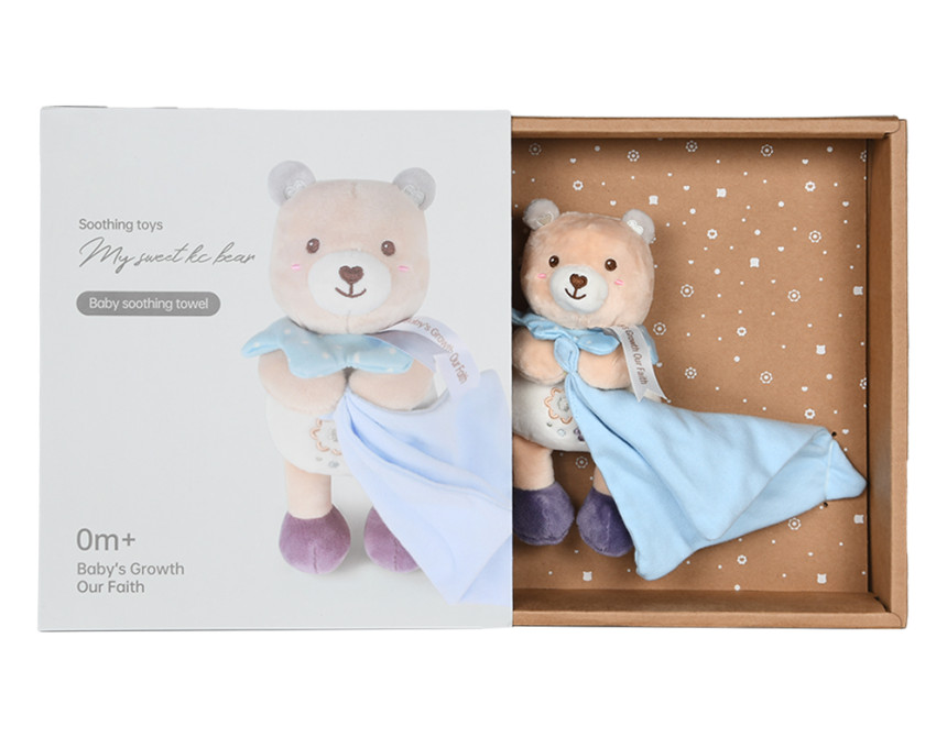 ΜΑΛΑΚΟ TEDDY FLOWER ΝΑΝΙ RATTLE & CUDDLE