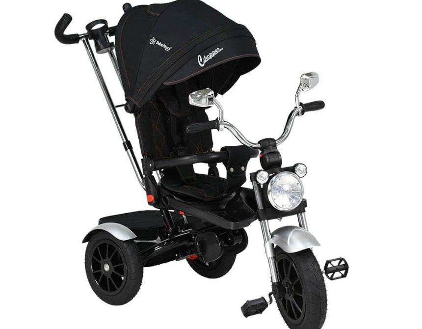 ΠΟΔΗΛΑΤΑΚΙ ΤΡΙΚΥΚΛΟ 360° CHOPPER 6ΙΝ1 BLACK
