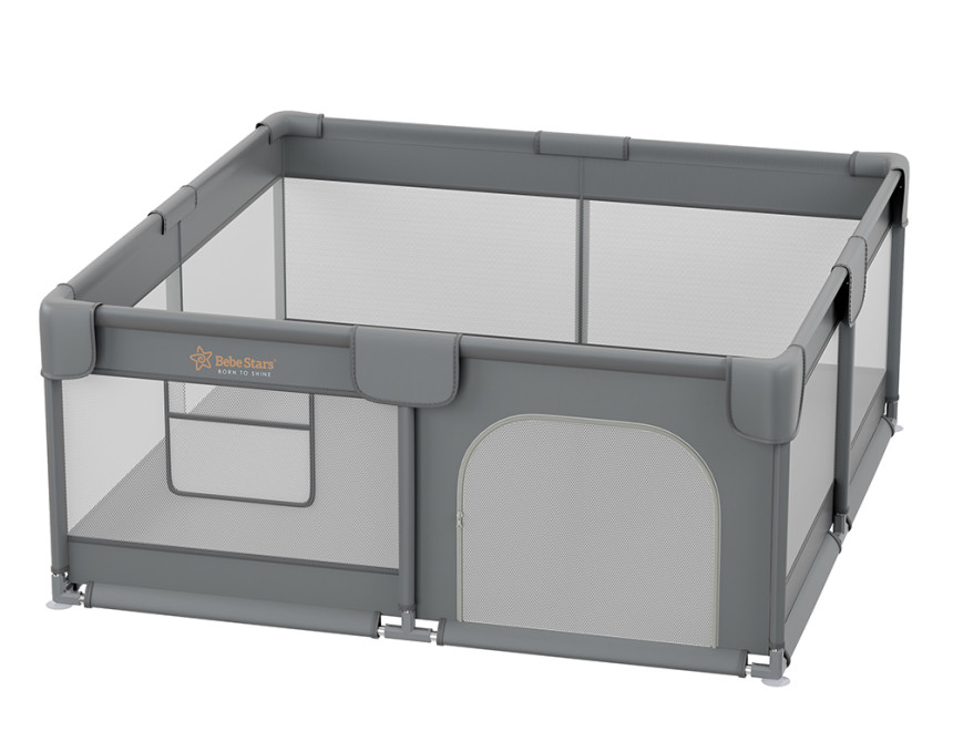 ΠΑΡΚΟΚΡΕΒΑΤΟ ΤΕΤΡΑΓΩΝΟ 150Χ150 PLAYZEN GREY