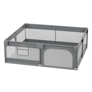ΠΑΡΚΟΚΡΕΒΑΤΟ ΟΡΘΟΓΩΝΙΟ 180Χ200 PLAYZEN GREY