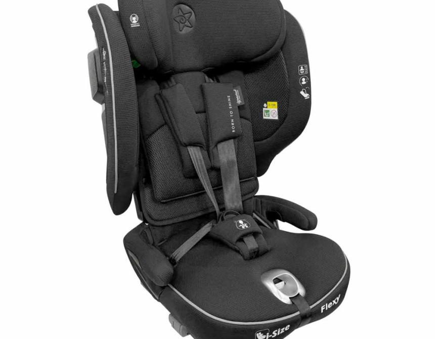 ΚΑΘΙΣΜΑ ΑΥΤΟΚΙΝΗΤΟΥ FLEXY ISOFIX I-SIZE 76-150cm BLACK