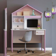 Γραφείο cozy 4218 120x62x172cm σε χρώμα ροζ