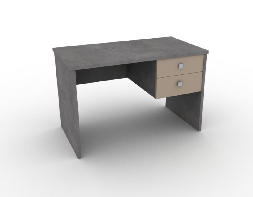 Γραφείο box 120x60x74cm με δύο συρτάρια