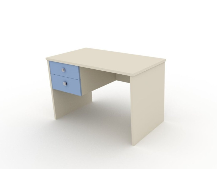 Γραφείο box 120x60x74cm με δύο συρτάρια