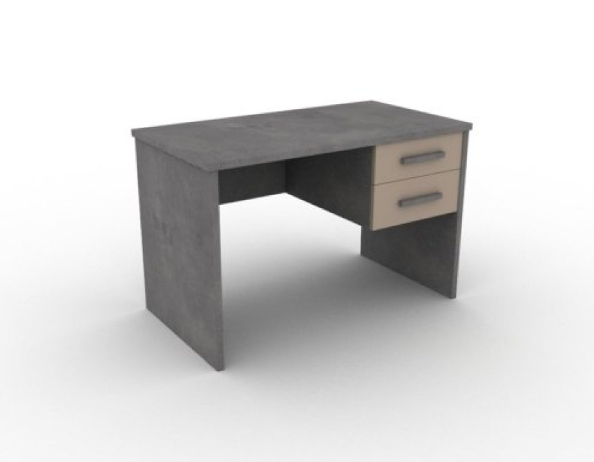 Γραφείο box 120x60x74cm με δύο συρτάρια