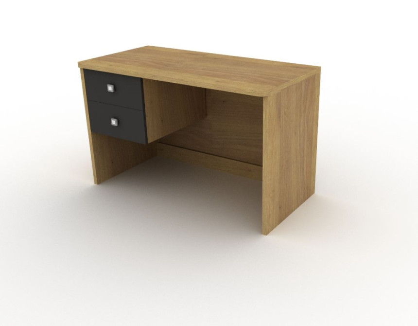 Γραφείο clever 120x60x74cm με δύο συρτάρια