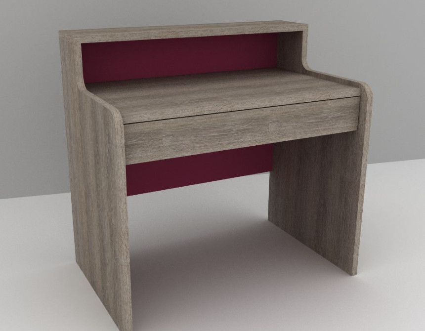 Γραφείο free 120x60x93cm με ένα συρτάρι