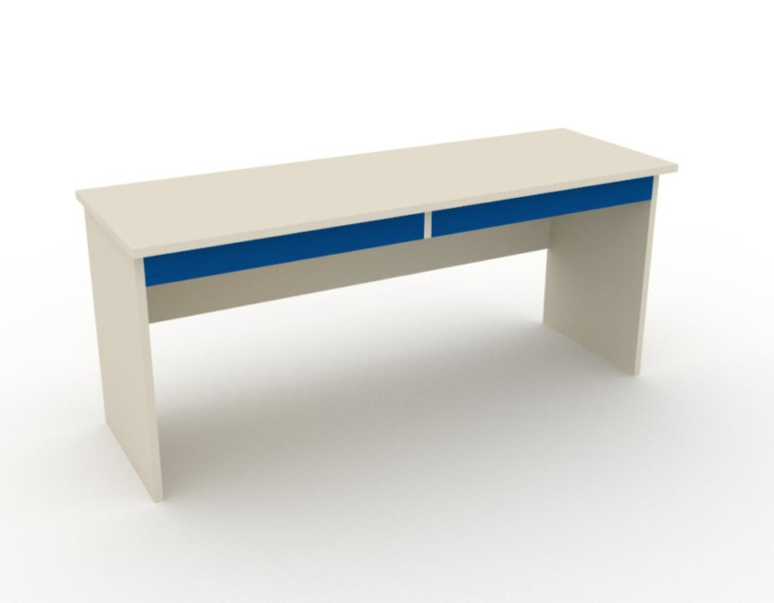 Γραφείο look 120x60x80cm με δύο συρτάρια