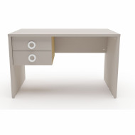 Γραφείο Easy και συρταριέρα Iris 2 γκρι δρυς intra 0494 120x72x60cm