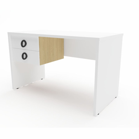 Γραφείο Easy και συρταριέρα Iris 2 λευκό 120x72x60cm