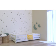 Kαναπές κρεβάτι hypnos λευκό οξιά για στρώμα 90x200cm 300305