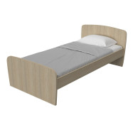 Κρεβάτι "real" για στρώμα 90x190cm 01.00001 χρώμα πεύκο