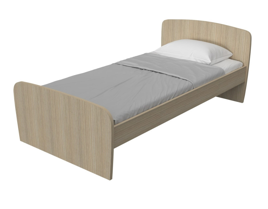 Κρεβάτι "real" για στρώμα 90x190cm 01.00001 χρώμα πεύκο