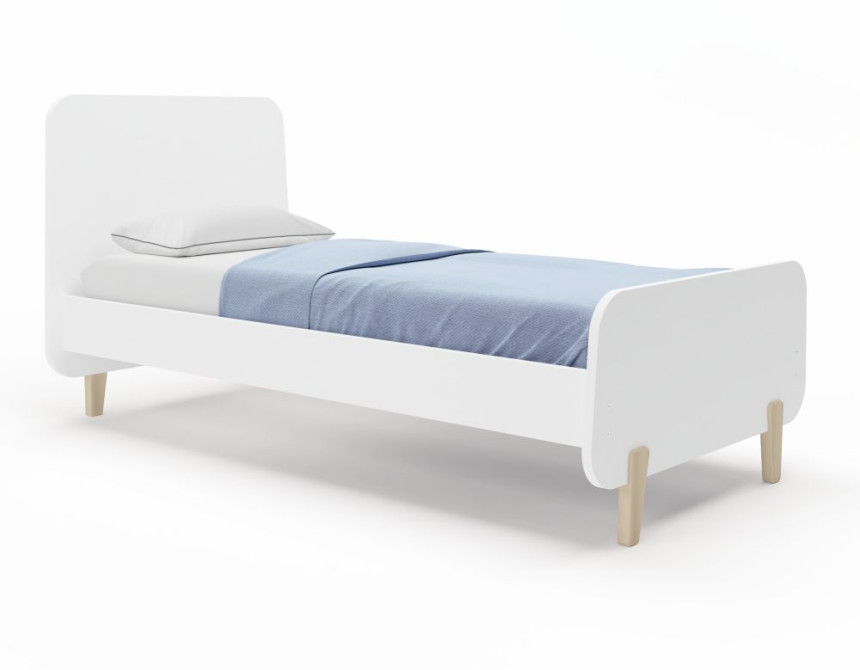 Μονό κρεβάτι Vario για στρώμα 90x200cm λευκό